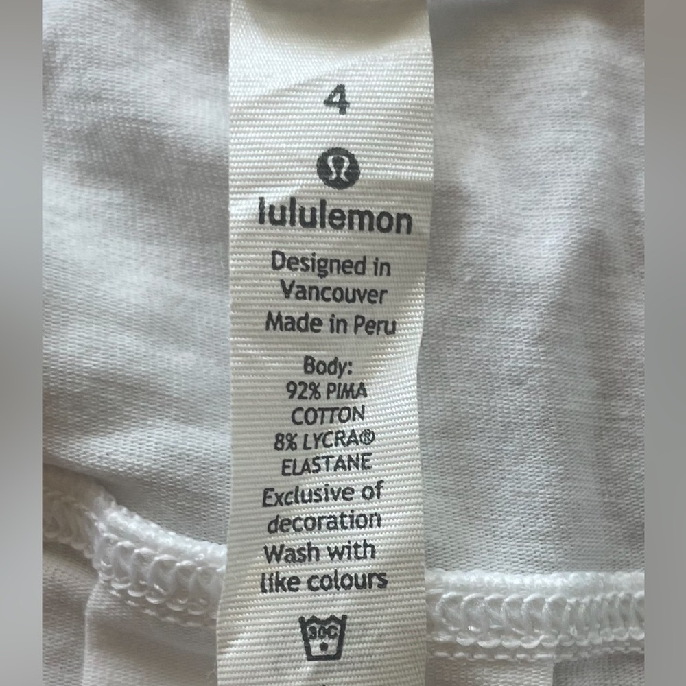 Lululemon Athletica White Tank Top - Picture 4 of 4